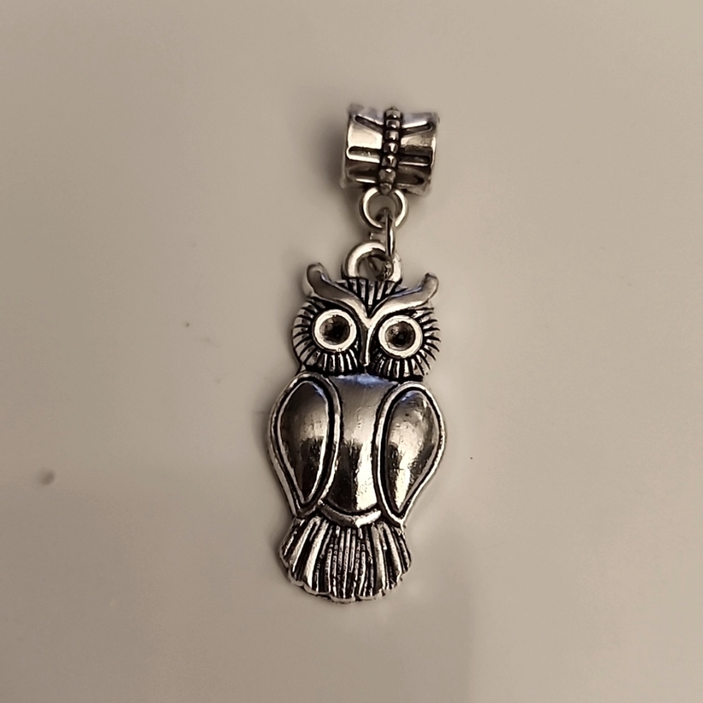 OWL 7 Charm for European Style Bracelets Fits Pandora Systems